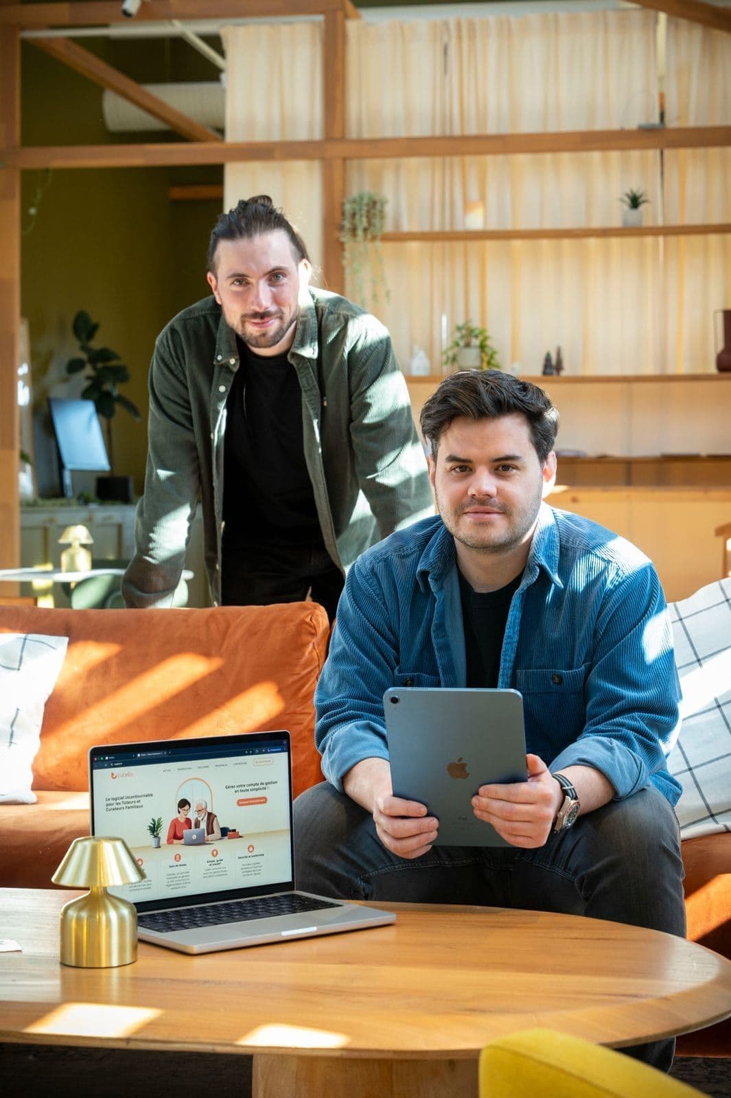 Benjamin Handschuh et Cyrille Frey, fondateurs de Tutello